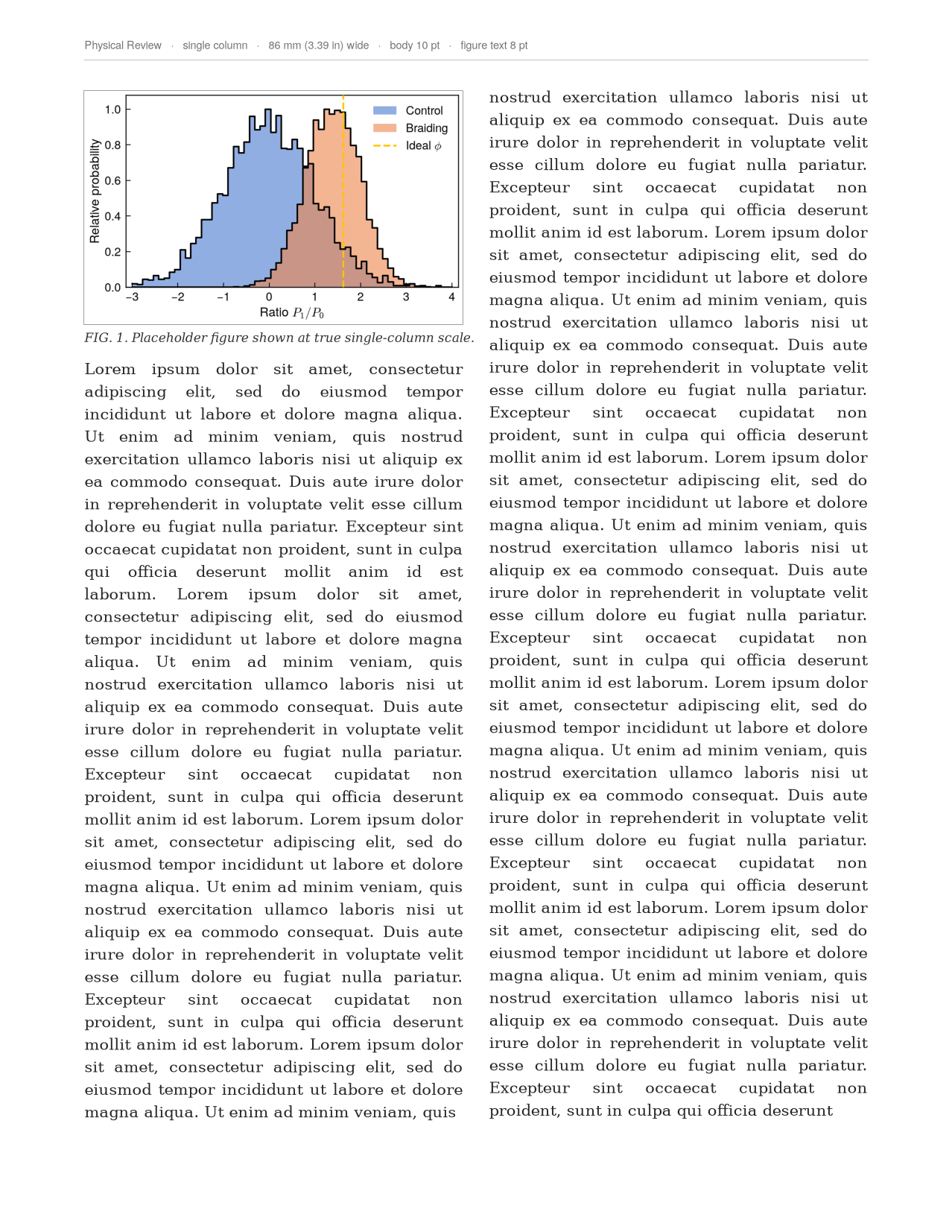 Histograms in page