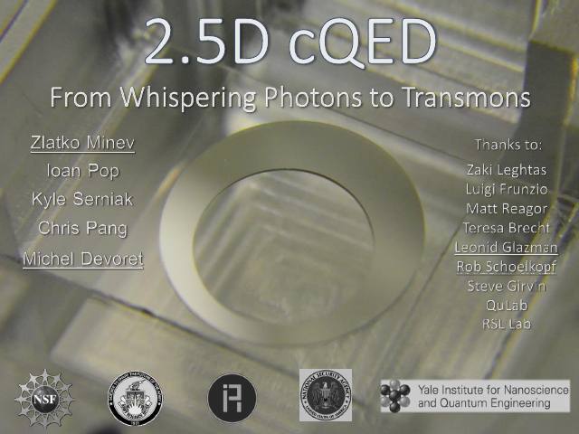 First page of 2.5D Circuit Quantum Electrodynamics (cQED): Whispering Gallery Modes
