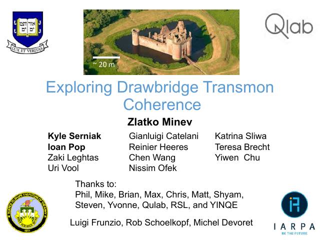First page of 2.5D cQED Coherence: Exploring Drawbridge Transmon Coherence