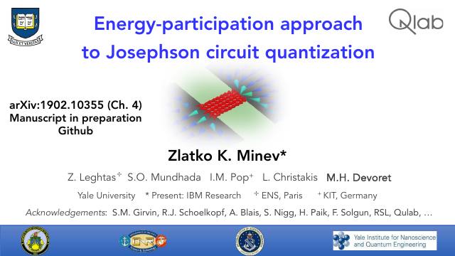 First page of Energy Participation Ratio (EPR) for Superconducting Qubit Design