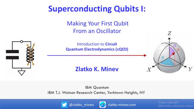 First page of Superconducting Qubits 101: Quantum Hardware & cQED, Day 1