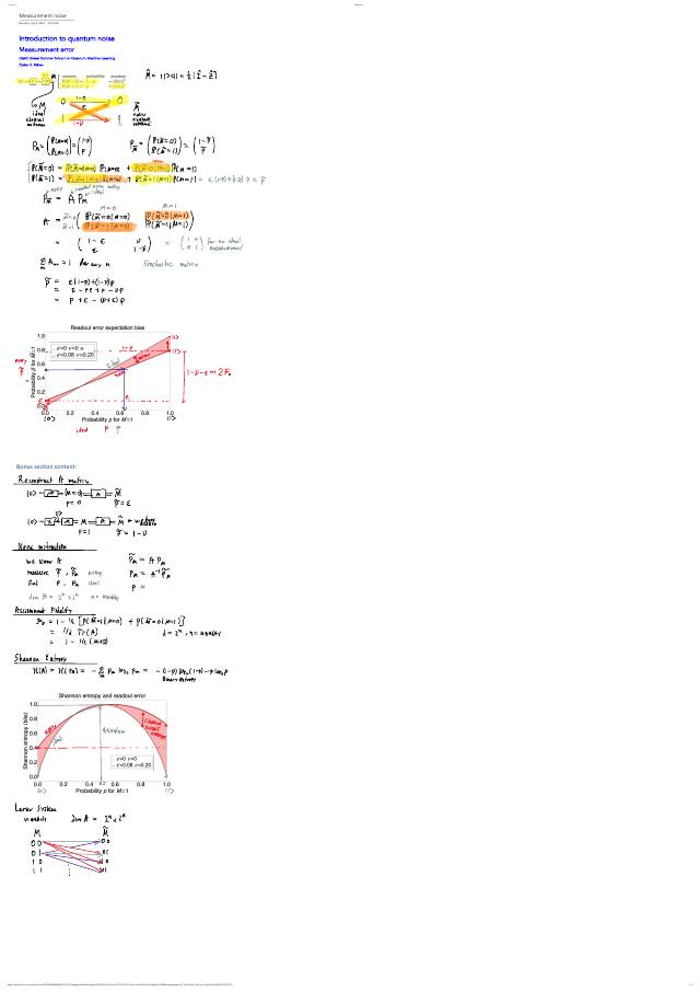 First page of Measurement Noise