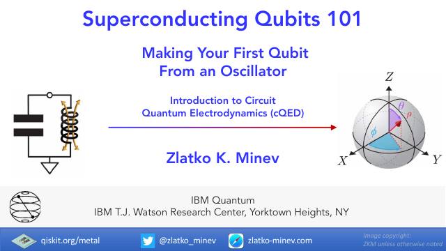 First page of Superconducting Qubits 101: cQED Quantum Hardware