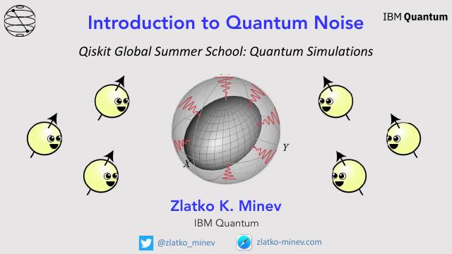 First page of Intro to Quantum Noise (main lecture)