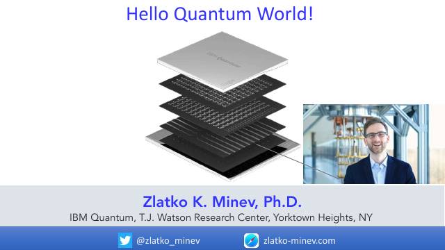 First page of Hello Quantum World! (career talk)