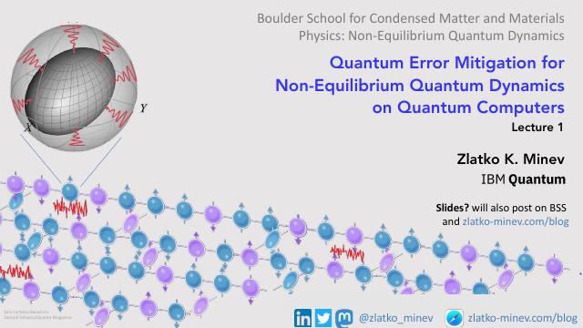 First page of Quantum Error Mitigation, Lecture 1